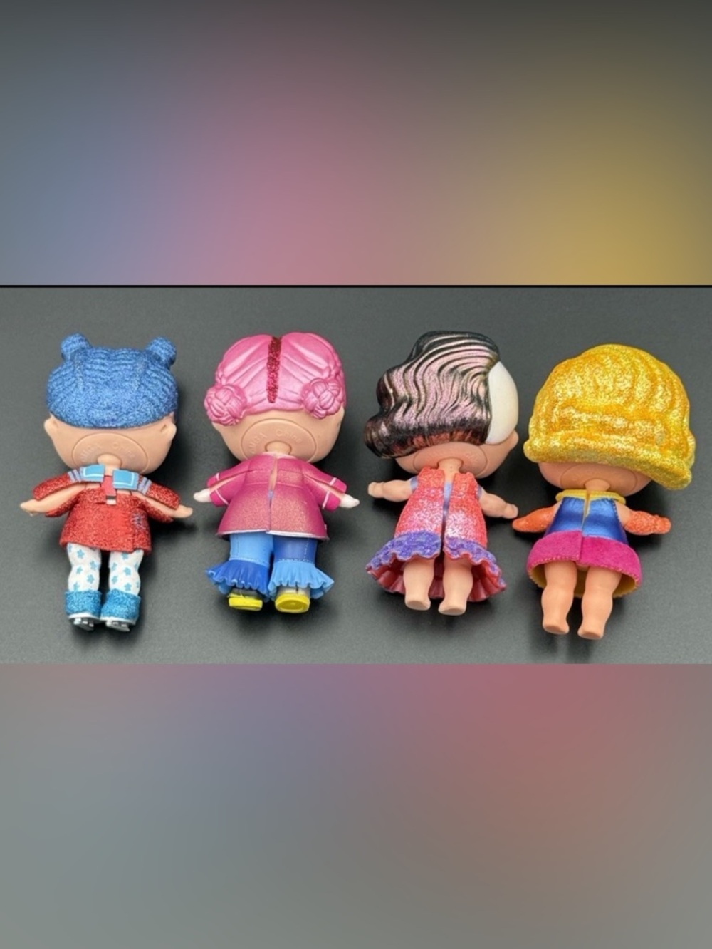 LOL Surprise Dolls Lot Of 4 Mixed Characters Glitter Outfits Accessories MGA - Picture 2 of 6